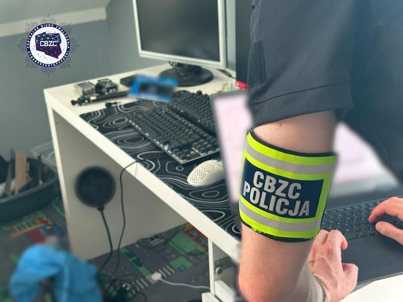 17-latek włamywał się na konta abonentów sieci telekomunikacyjnych. Wygenerował niemal 90 tys. zł strat. Rozpracowali go policjanci CBZC